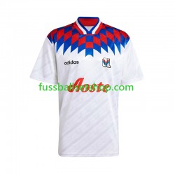 Günstige Fußball Trikotsatz Olympique Lyon 1995 1996 Retro Herren Heimtrikot Kurzarm