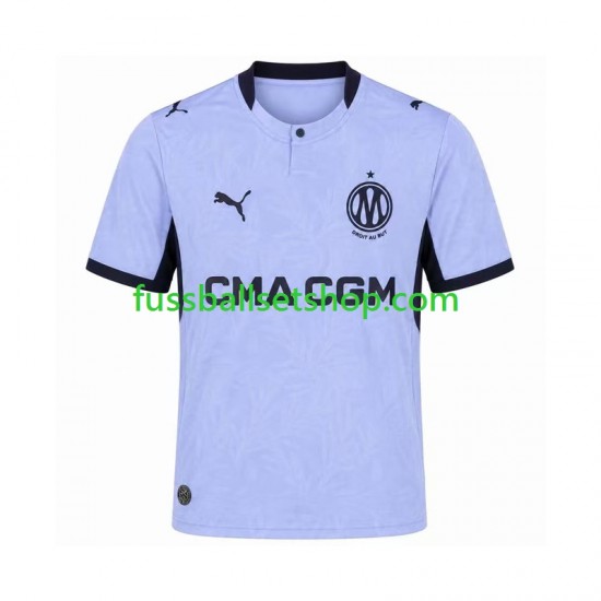 Günstige Fußball Trikotsatz Olympique Marseille Herren Ausweichtrikot 2026-2027 Kurzarm