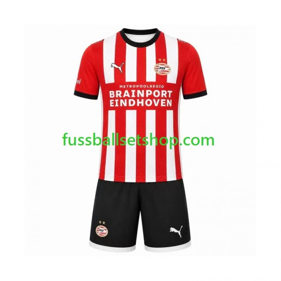 Günstige Fußball Trikotsatz PSV Eindhoven Kinder Heimtrikot 2026-2027 Kurzarm