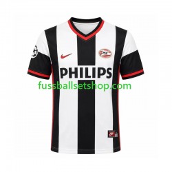 Günstige Fußball Trikotsatz PSV Eindhoven Retro Herren Auswärtstrikot 1998 Kurzarm
