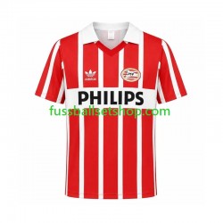 Günstige Fußball Trikotsatz PSV Eindhoven 1990 Retro Herren Heimtrikot Kurzarm