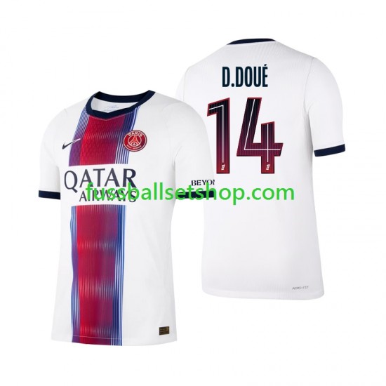 Günstige Fußball Trikotsatz Paris Saint-Germain Desire Doue 14 Herren Auswärtstrikot 2026-2027 Kurzarm
