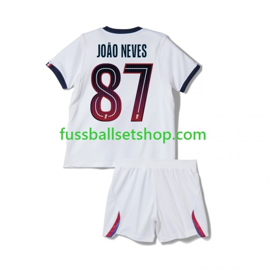Günstige Fußball Trikotsatz Paris Saint-Germain Joao Neves 87 Kinder Auswärtstrikot 2026-2027 Kurzarm Günstige Fußball Trikotsatz Paris Saint-Germain Joao Neves 87 Kinder Auswärtstrikot 2026-2027 Kurzarm