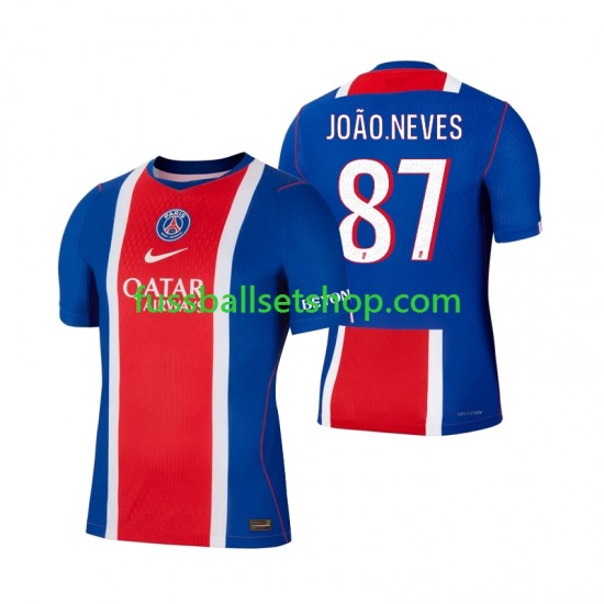 Günstige Fußball Trikotsatz Paris Saint-Germain Joao Neves 87 Herren Heimtrikot 2026-2027 Kurzarm Günstige Fußball Trikotsatz Paris Saint-Germain Joao Neves 87 Herren Heimtrikot 2026-2027 Kurzarm