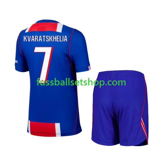 Günstige Fußball Trikotsatz Paris Saint-Germain Khvicha Kvaratskhelia 7 Kinder Heimtrikot 2026-2027 Kurzarm Günstige Fußball Trikotsatz Paris Saint-Germain Khvicha Kvaratskhelia 7 Kinder Heimtrikot 2026-2027 Kurzarm