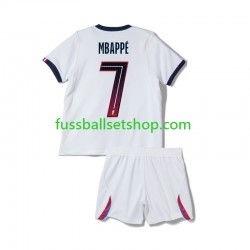 Günstige Fußball Trikotsatz Paris Saint-Germain Mbappé Kylian 7 Kinder Auswärtstrikot 2026-2027 Kurzarm