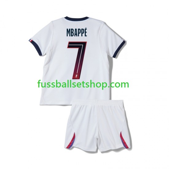 Günstige Fußball Trikotsatz Paris Saint-Germain Mbappé Kylian 7 Kinder Auswärtstrikot 2026-2027 Kurzarm Günstige Fußball Trikotsatz Paris Saint-Germain Mbappé Kylian 7 Kinder Auswärtstrikot 2026-2027 Kurzarm