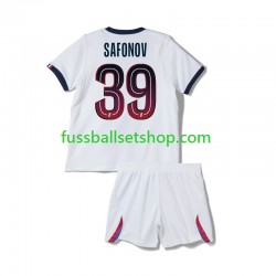 Günstige Fußball Trikotsatz Paris Saint-Germain Matvey Safonov 39 Kinder Auswärtstrikot 2026-2027 Kurzarm