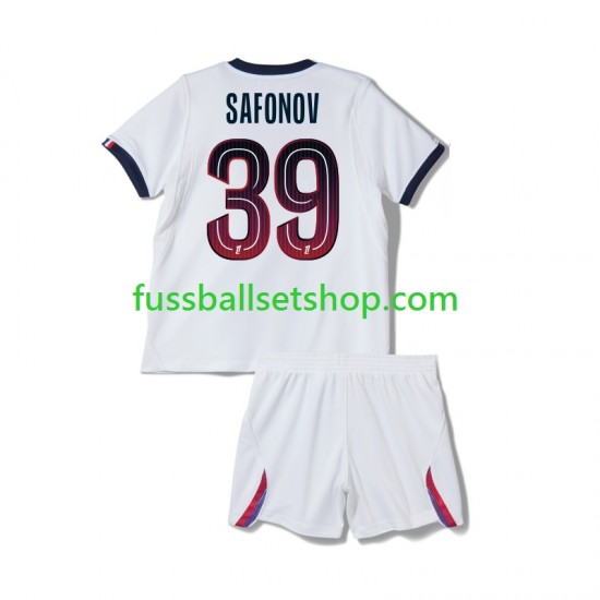 Günstige Fußball Trikotsatz Paris Saint-Germain Matvey Safonov 39 Kinder Auswärtstrikot 2026-2027 Kurzarm