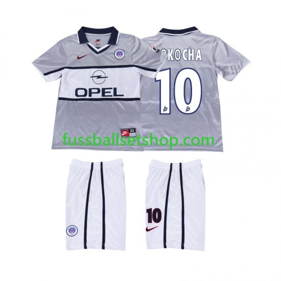 Günstige Fußball Trikotsatz Paris Saint-Germain OKOCHA 10 2000 2001 Retro Kinder Auswärtstrikot Kurzarm Günstige Fußball Trikotsatz Paris Saint-Germain OKOCHA 10 2000 2001 Retro Kinder Auswärtstrikot Kurzarm