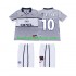 Günstige Fußball Trikotsatz Paris Saint-Germain OKOCHA 10 2000 2001 Retro Kinder Auswärtstrikot Kurzarm