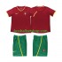 Günstige Fußball Trikotsatz Portugal Retro Kinder Heimtrikot 2002 Kurzarm