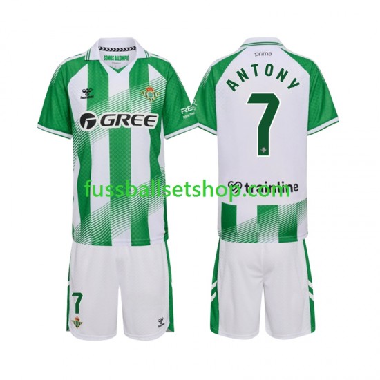 Günstige Fußball Trikotsatz Betis Sevilla Anthoy 7 Kinder Heimtrikot 2026-2027 Kurzarm Günstige Fußball Trikotsatz Betis Sevilla Anthoy 7 Kinder Heimtrikot 2026-2027 Kurzarm