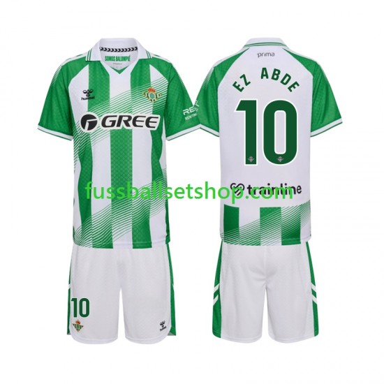 Günstige Fußball Trikotsatz Betis Sevilla Ez Abde 10 Kinder Heimtrikot 2026-2027 Kurzarm Günstige Fußball Trikotsatz Betis Sevilla Ez Abde 10 Kinder Heimtrikot 2026-2027 Kurzarm