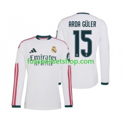 Günstige Fußball Trikotsatz Real Madrid Arda Guler 15 Herren Heimtrikot 2026-2027 Langarm