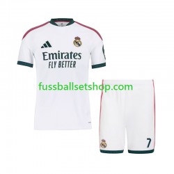 Günstige Fußball Trikotsatz Real Madrid Cristiano Ronaldo 7 Kinder Heimtrikot 2026-2027 Kurzarm