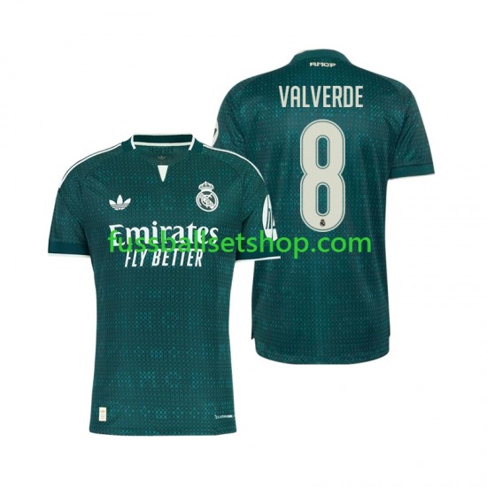 Günstige Fußball Trikotsatz Real Madrid Federico Valverde 8 Herren Auswärtstrikot 2026-2027 Kurzarm