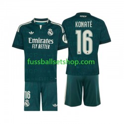 Günstige Fußball Trikotsatz Real Madrid Ibrahima Konate 16 Kinder Auswärtstrikot 2026-2027 Kurzarm