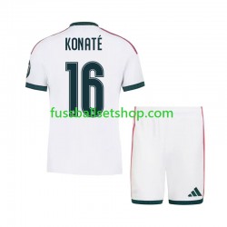 Günstige Fußball Trikotsatz Real Madrid Ibrahima Konate 16 Kinder Heimtrikot 2026-2027 Kurzarm