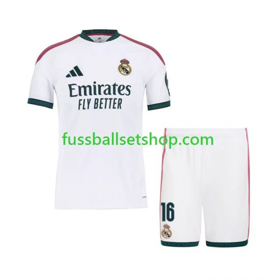 Günstige Fußball Trikotsatz Real Madrid Ibrahima Konate 16 Kinder Heimtrikot 2026-2027 Kurzarm