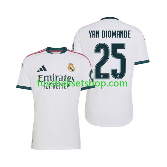 Günstige Fußball Trikotsatz Real Madrid Yan Diomande 25 Herren Heimtrikot 2026-2027 Kurzarm