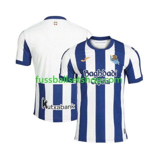 Günstige Fußball Trikotsatz Real Sociedad Herren Heimtrikot 2026-2027 Kurzarm