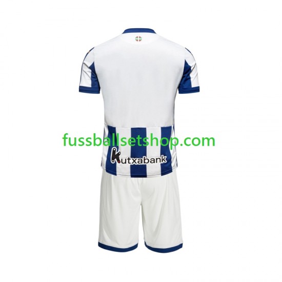 Günstige Fußball Trikotsatz Real Sociedad Kinder Heimtrikot 2026-2027 Kurzarm