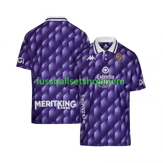 Günstige Fußball Trikotsatz Real Valladolid Retro Herren Heimtrikot 2025-2026 Kurzarm