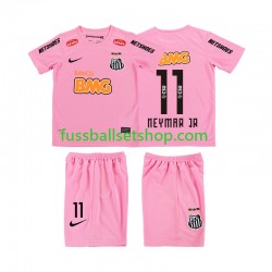 Günstige Fußball Trikotsatz Santos Neymar JR 11 2012 2013 Retro Kinder Viertestrikot Kurzarm