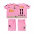 Günstige Fußball Trikotsatz Santos Neymar JR 11 2012 2013 Retro Kinder Viertestrikot Kurzarm
