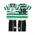 Günstige Fußball Trikotsatz Sporting CP Cristiano Ronaldo 28 2000 Retro Kinder Heimtrikot 1999 Kurzarm