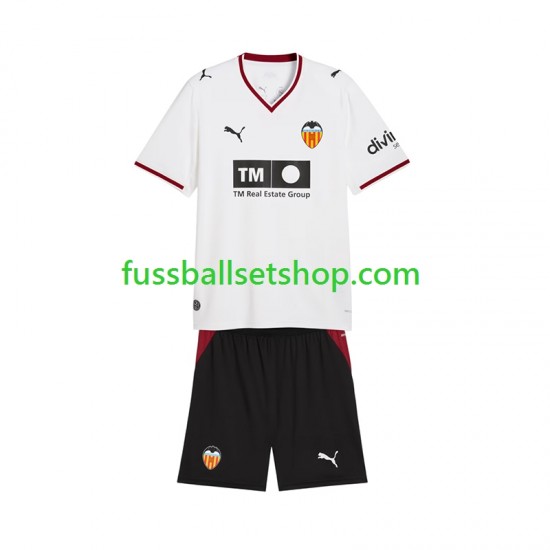 Günstige Fußball Trikotsatz Valencia CF Kinder Heimtrikot 2026-2027 Kurzarm Günstige Fußball Trikotsatz Valencia CF Kinder Heimtrikot 2026-2027 Kurzarm