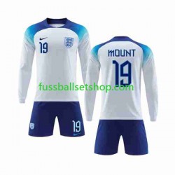 Günstige Fußball Trikotsatz England Mount 19 Kinder Heimtrikot World Cup 2022 Langarm Günstige Fußball Trikotsatz England Mount 19 Kinder Heimtrikot World Cup 2022 Langarm