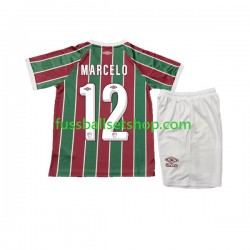 Günstige Fußball Trikotsatz Fluminense Marcelo 12 Kinder Heimtrikot 2023-2024 Kurzarm