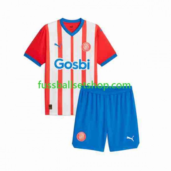 Günstige Fußball Trikotsatz Girona Kinder Heimtrikot 2023-2024 Kurzarm