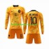 Günstige Fußball Trikotsatz Niederlande Memphis 10 Kinder Heimtrikot World Cup 2022 Langarm