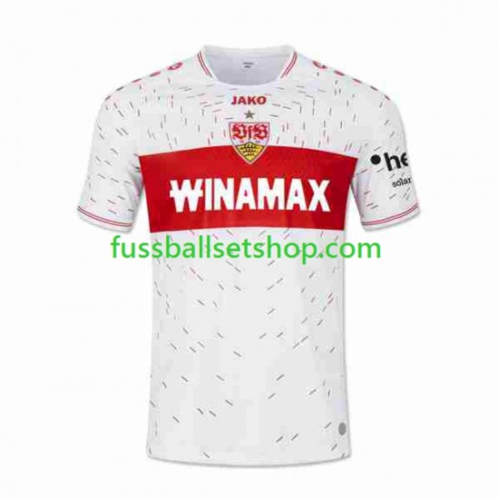 Günstige Fußball Trikotsatz VfB Stuttgart Herren Heimtrikot 2023-2024 Kurzarm