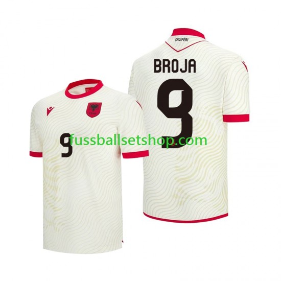 Günstige Fußball Trikotsatz Albanien Armando Broja 9 Herren Auswärtstrikot World Cup 2026 Kurzarm
