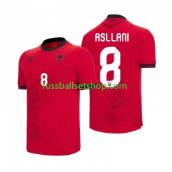 Günstige Fußball Trikotsatz Albanien Kristjan Asllani 8 Herren Heimtrikot World Cup 2026 Kurzarm