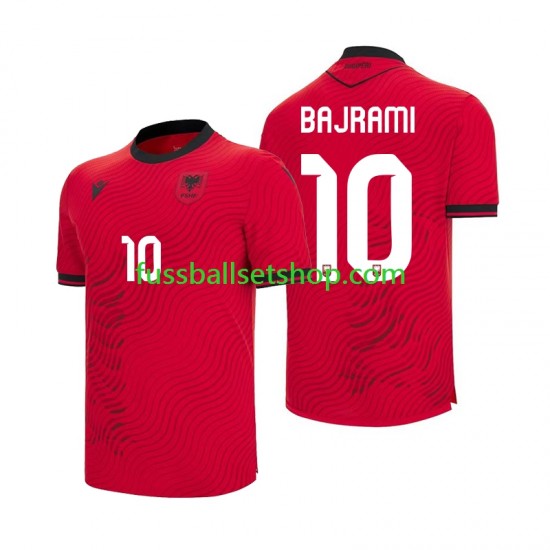 Günstige Fußball Trikotsatz Albanien Nedim Bajrami 10 Herren Heimtrikot World Cup 2026 Kurzarm
