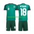 Günstige Fußball Trikotsatz Algerien Mohamed Amoura 18 Kinder Auswärtstrikot 2026 Kurzarm