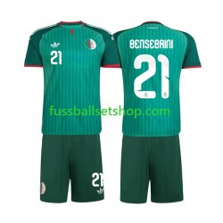 Günstige Fußball Trikotsatz Algerien Ramy Bensebaini 21 Kinder Auswärtstrikot 2026 Kurzarm