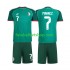Günstige Fußball Trikotsatz Algerien Riyad Mahrez 7 Kinder Auswärtstrikot 2026 Kurzarm