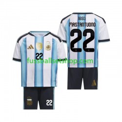 Günstige Fußball Trikotsatz Argentinien Franco Mastantuono 22 Kinder Heimtrikot World Cup 2026 Kurzarm