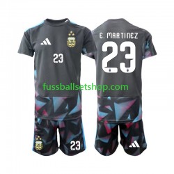 Günstige Fußball Trikotsatz Argentinien Emiliano Martinez 23 Torwart Kinder Heimtrikot World Cup 2026 Kurzarm