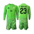Günstige Fußball Trikotsatz Argentinien Emiliano Martinez 23 Torwart Kinder Ausweichtrikot World Cup 2026 Langarm
