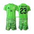 Günstige Fußball Trikotsatz Argentinien Emiliano Martinez 23 Torwart Kinder Ausweichtrikot World Cup 2026 Kurzarm