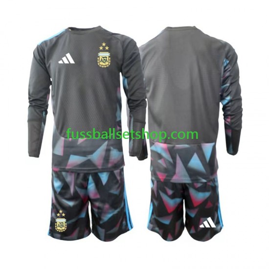 Günstige Fußball Trikotsatz Argentinien Torwart Kinder Heimtrikot World Cup 2026 Langarm Günstige Fußball Trikotsatz Argentinien Torwart Kinder Heimtrikot World Cup 2026 Langarm