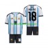 Günstige Fußball Trikotsatz Argentinien Nico Paz 18 Kinder Heimtrikot World Cup 2026 Kurzarm