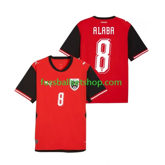Günstige Fußball Trikotsatz Österreich David Alaba 8 Herren Heimtrikot World Cup 2026 Kurzarm Günstige Fußball Trikotsatz Österreich David Alaba 8 Herren Heimtrikot World Cup 2026 Kurzarm